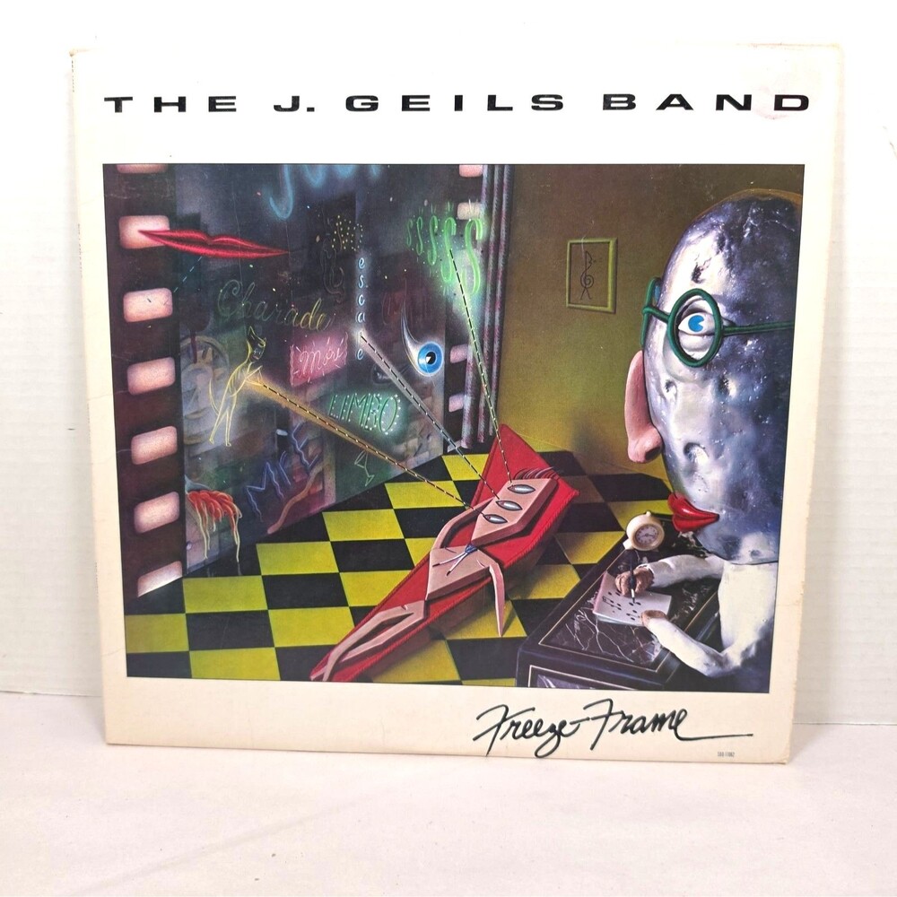 J. Geils Band – Freeze-Frame LP Record 1981 EMI America Rock Pop 33 RPM
